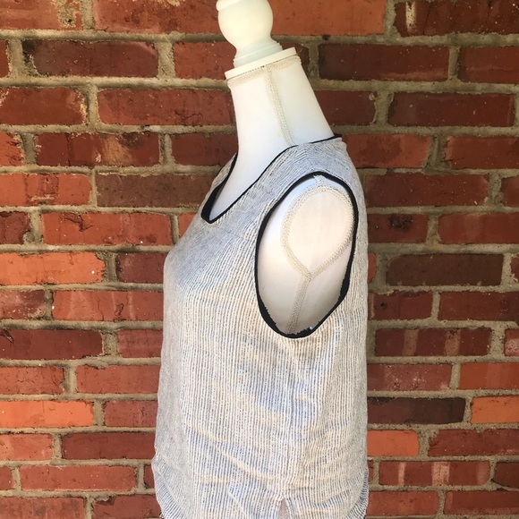 K.D. Spring Women's Reversible Jacket Blazer Tank Shell Linen Blend Sz Medium M - Picture 11 of 15